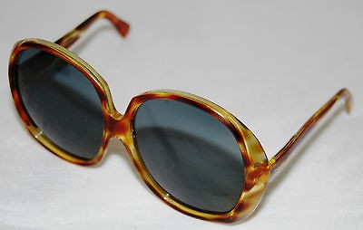 vintage 1960s italian designer sun glasses brown