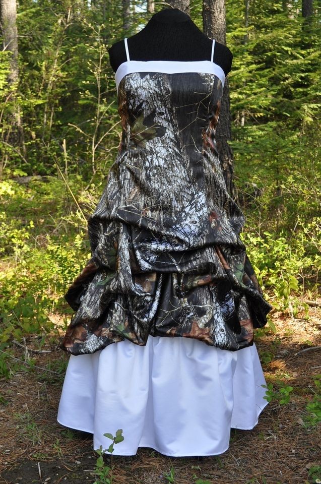 new camo wedding gown dress cus tom made in the usa
