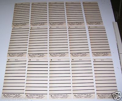 Wurlitzer / Seeburg AMI 78 rpm jukebox title strips 150 off Genuine 