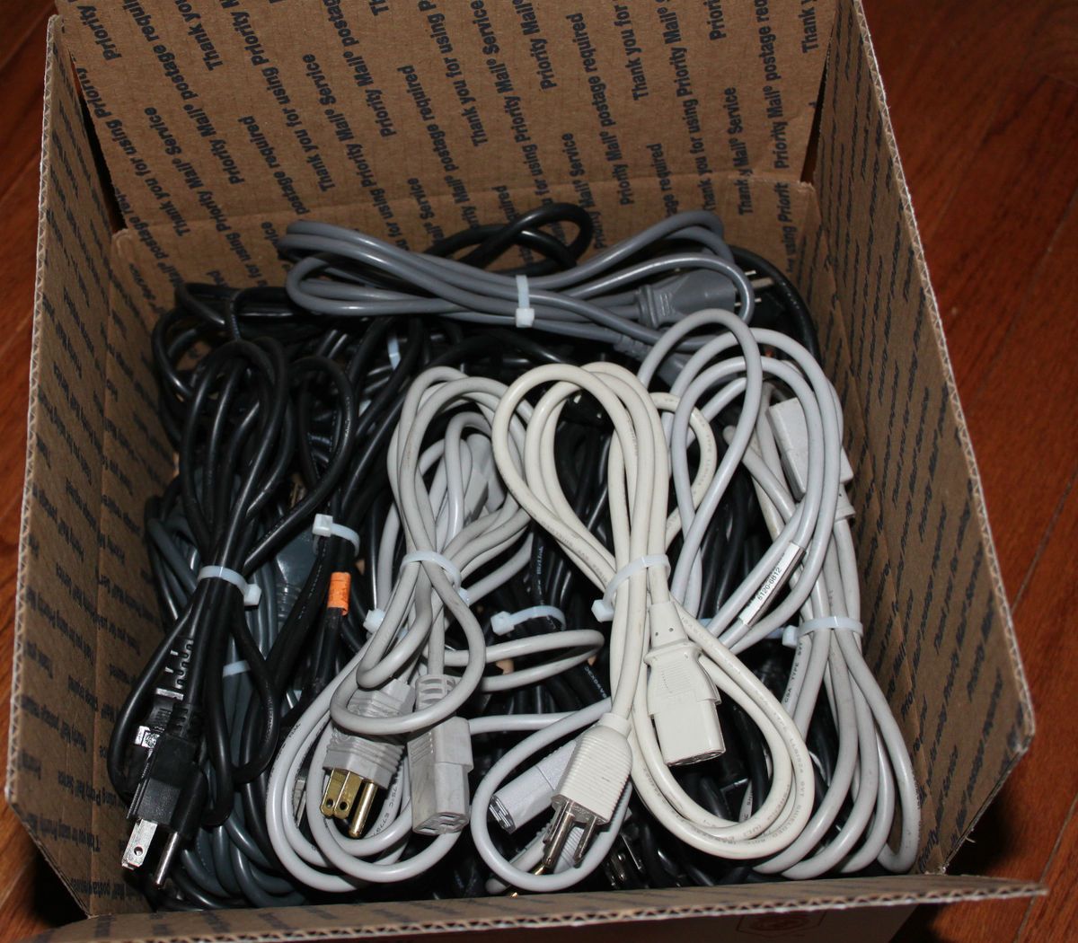Lot of 25 3 Prong 6ft AC Power Cord Cables For PC Desktop Computer 