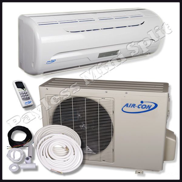   Mini Split Air Conditioner Heat Pump Air Con 12 000 BTU AC Unit