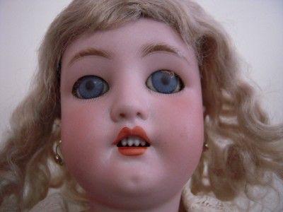 Antique Bisque Constance Amy cm Bergman Doll w Opening Glass Eyes 