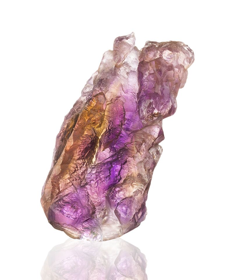 Colorful Amethyst & Citrine AMETRINE Complete Crystal Bolivia for 