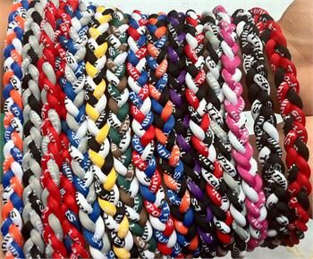   15colors Titanium Sports Ion Rope Necklace Balance ship from USA