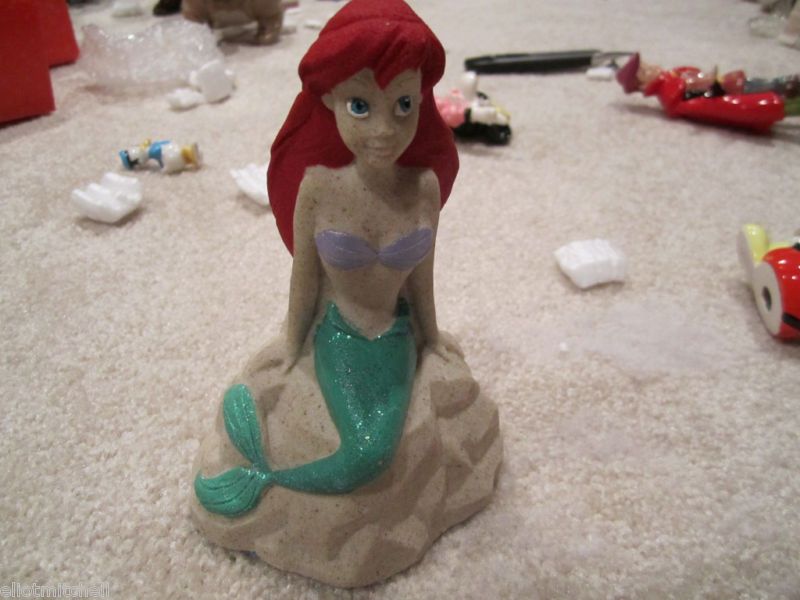 Disney Mr Sandman Arielle Little Mermaid Sand Sculpture Circa 1990 