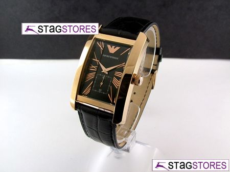 New Emporio Armani Mens Rose Gold Classic Designer Watch AR0168 RRP £ 