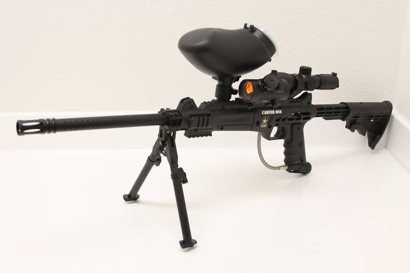 US Army Carver One Sniper Paintball Marker Gun Model 2.