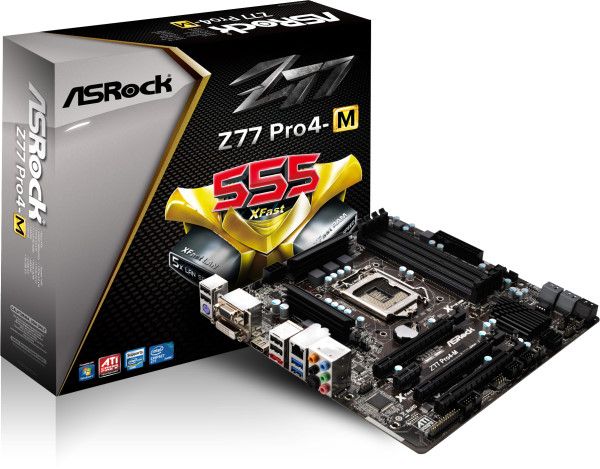 Asrock Z77 Pro4 M LGA 1155 (Socket H2) micro ATX micro ATX Motherboard 