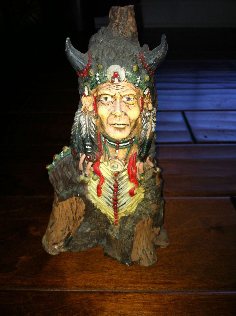 Native American Resin Statue Old West Visions Limited Edition