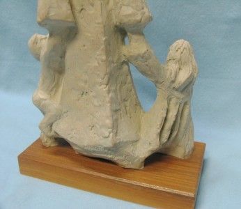 1978 AUSTIN PROD Sculpture Mother and Children Boy & Girl ART 15