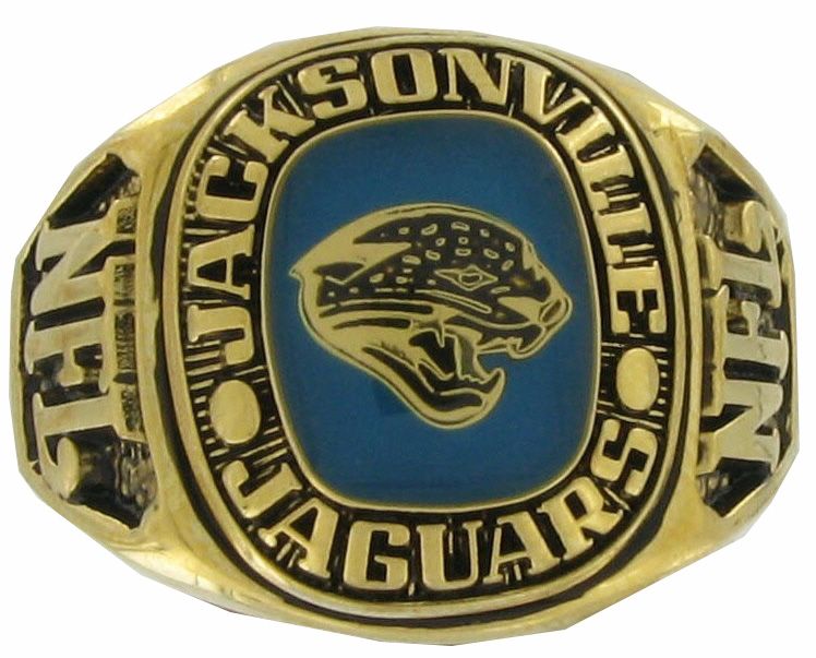 Balfour Ring Football NFL Team Jacksonville Jaguars Sz 9 5