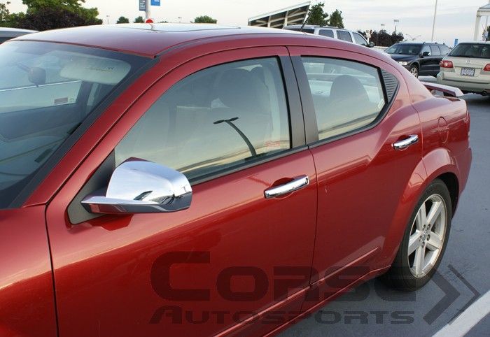 2008 2011 Dodge Avenger Chrome Door Handle Mirror Cover