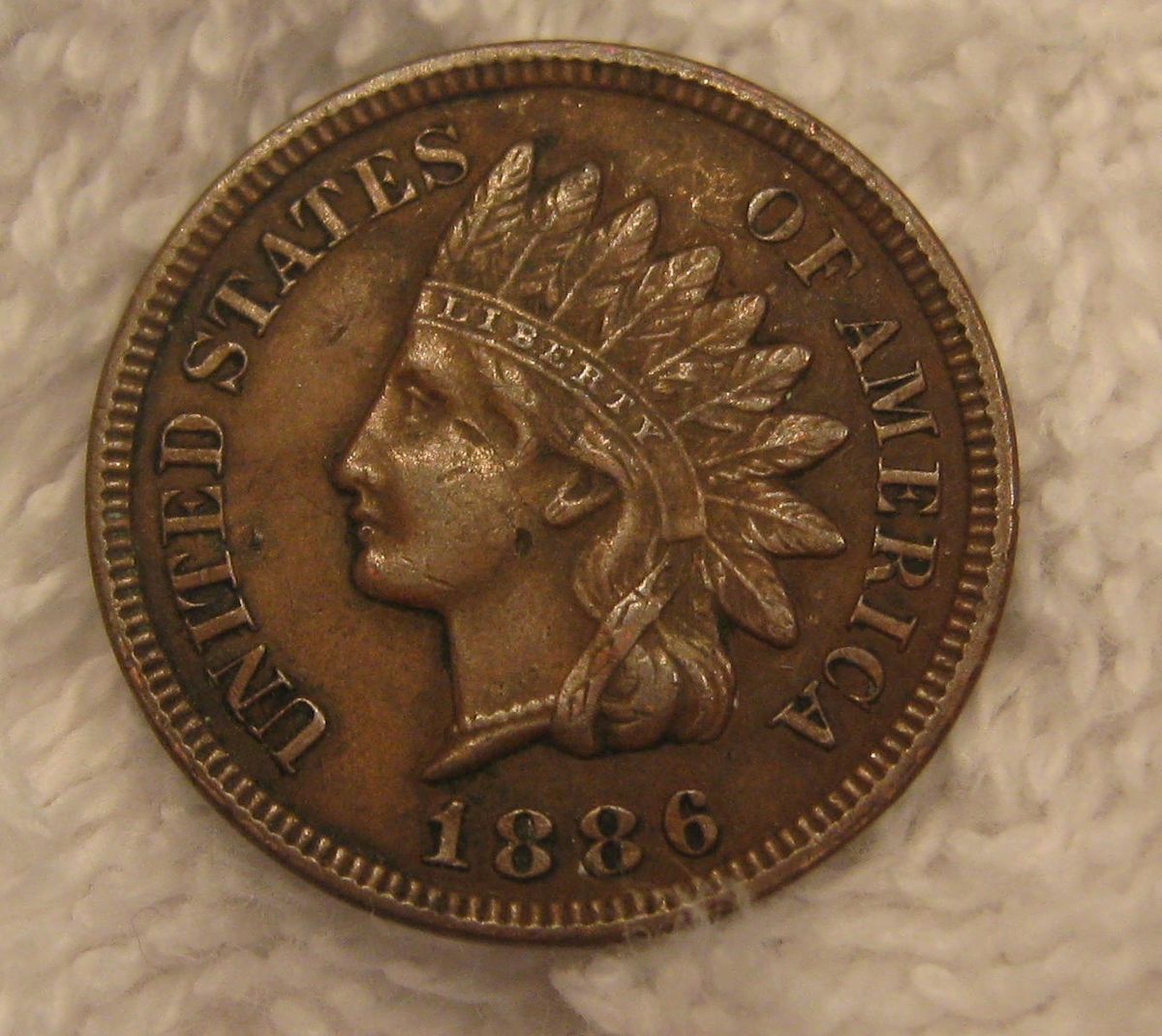 1886 Indian Head Cent Type 2 3 1 2 Diamonds Higher Grade  