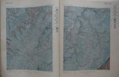 1934 Geologic Atlas Western Pennsylvania Coal Mine Maps