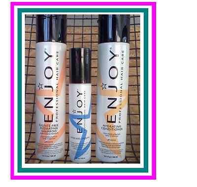 Enjoy Hydrating Shampoo and Conditioner 10.1 oz + Shine and Smooth SET