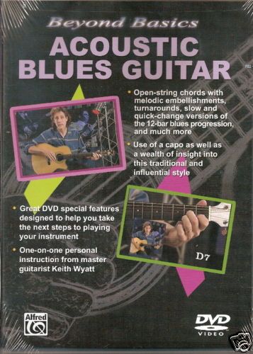 Keith Wyatt Acoustic Blues Guitar Instruction Riffs DVD 654979036302 
