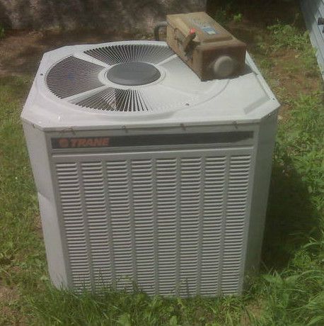 TRANE CENTRAL AIR CONDITIONER UNIT 3 TON SEER R 22 3 PHASE AC