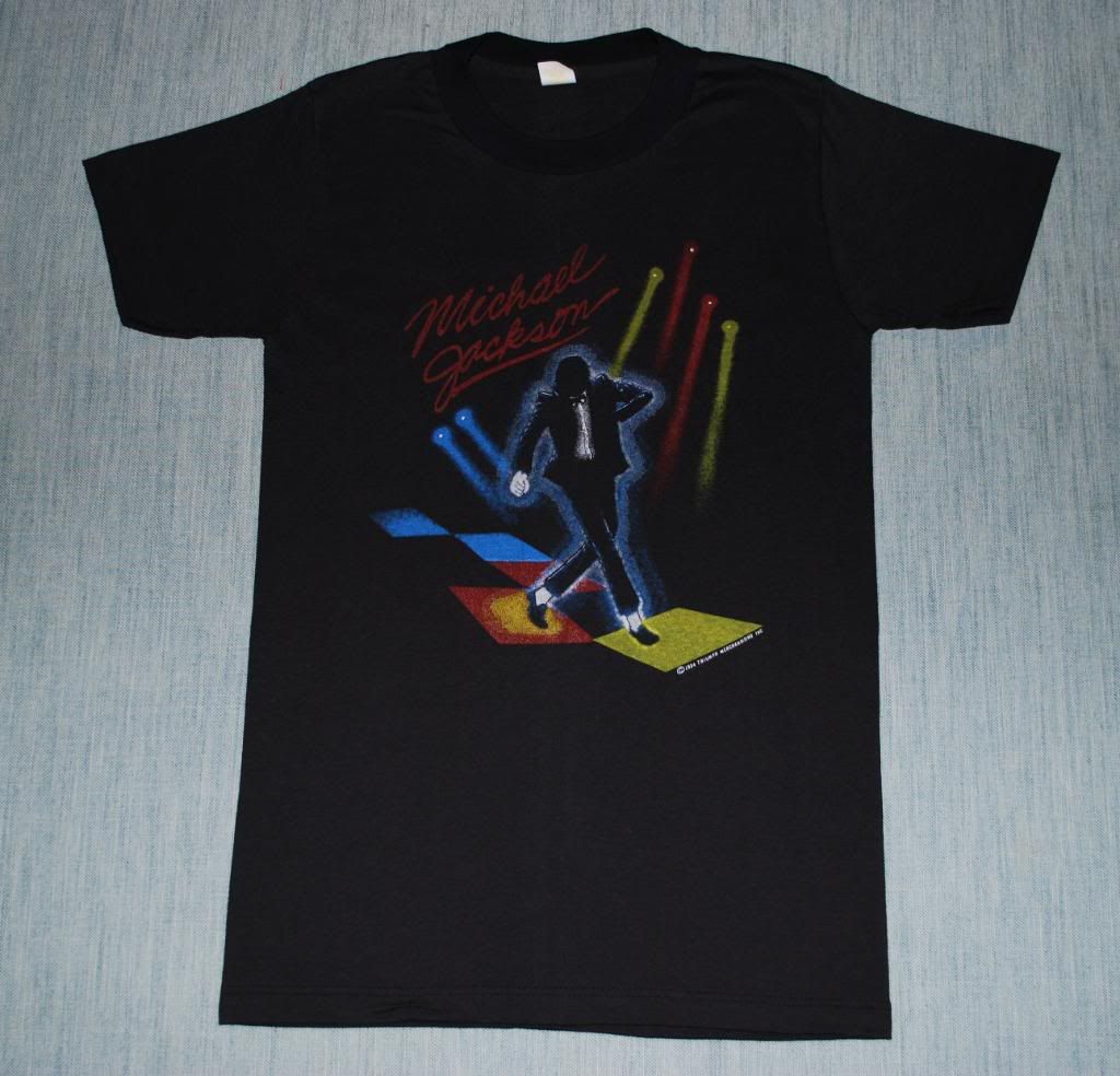 Vintage Michael Jackson Victory Tour T Shirt 1984 S