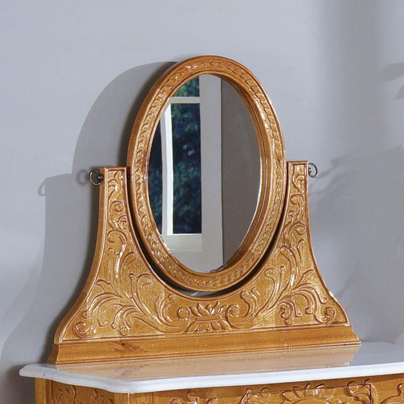 KOK Oak Vanity Mirror A4808