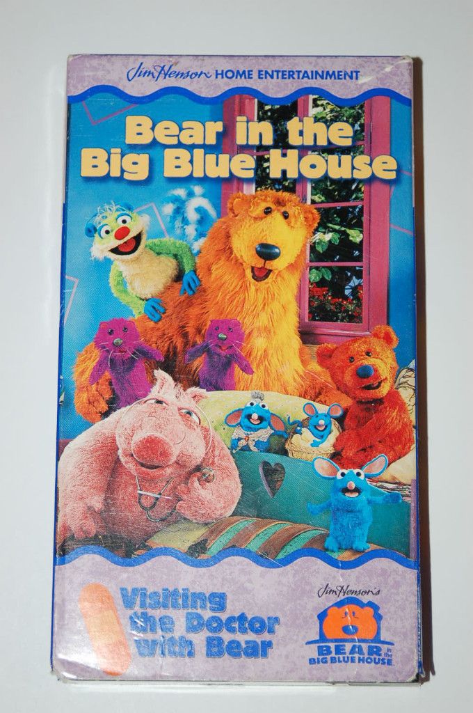 Bear in the Big Blue House VHS Visiting The Doctor With Bear Disney 