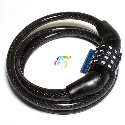 S5Y New Bicycle Lock Bike Cable with 3 Chain Combination with 2 Keys 