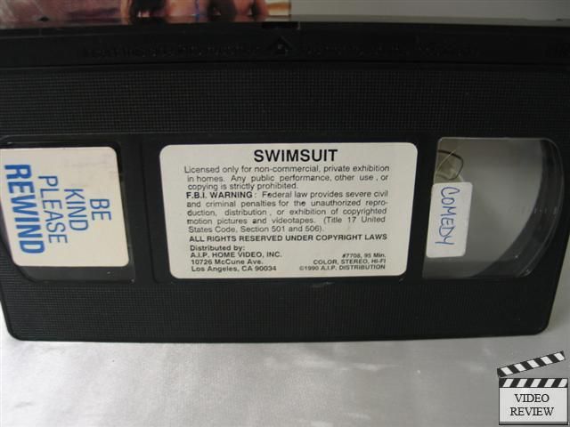 Swimsuit VHS 1991 Catherine Oxenberg William Katt 052749770836