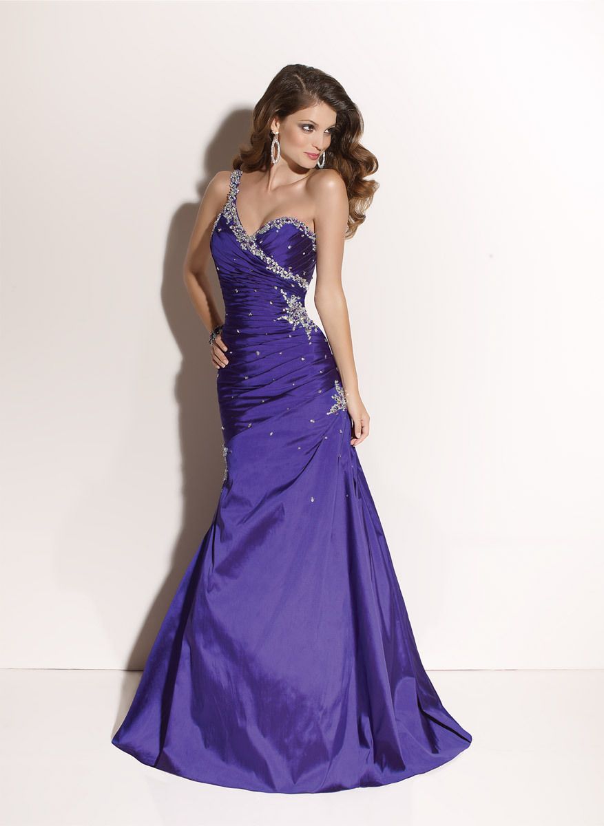 Mori Lee Paparazzi 91011 Purple Formal Ball Gown Prom Pageant Dress 