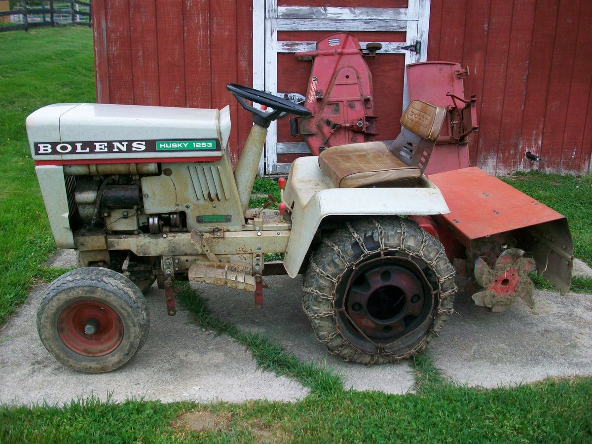 Bolens 1970 Vintage Husky 1253 Riding Lawn Mower Garden Tractor