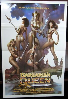 Boris Vallejo Artwork Barbarian Queen Original Poster