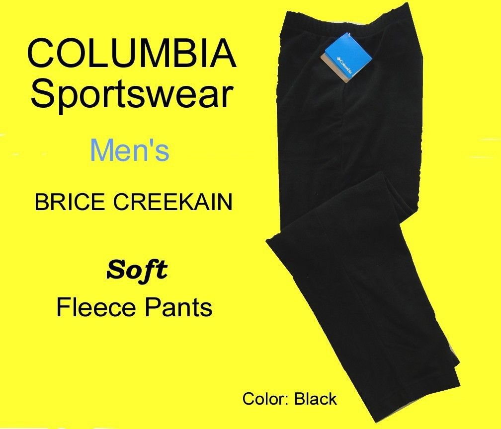 Mens Columbia Sportswear Brice Creekain Fleece Pants XL