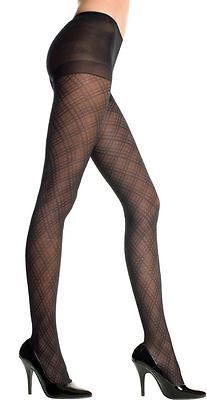   Fun Cute Stylish Opaque And Sheer Argyle Pantyhose Stocking Tights MLH