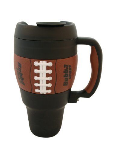   Football Shaped Bubba Keg 34 oz Sport Mug Bottle Opener