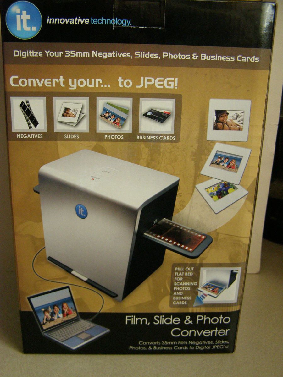   500 Film Slide Photo Business Card Converter Scanner NIB Look
