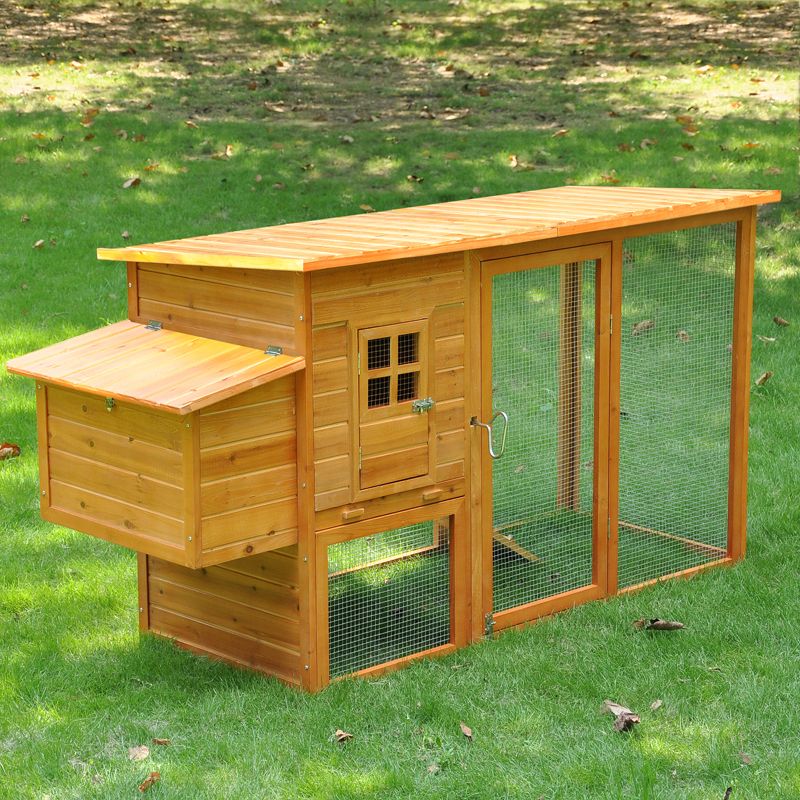 Chicken Coop Nest Box Run Backyard Hen House Poultry Cage ...