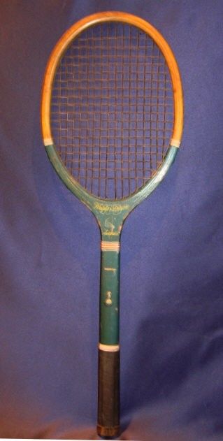 Antique c1930 Wright Ditson Surprise Wooden Tennis Racket