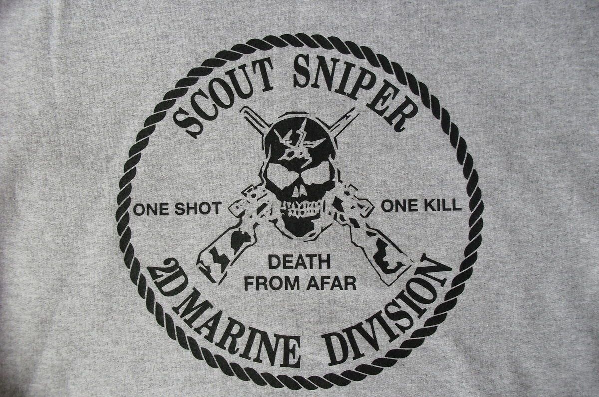 Marine Corps Scout Sniper School Camp Lejeune Hoodie Sweatshirt 