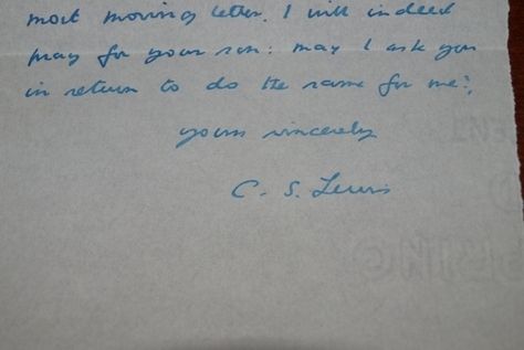Lewis Signed Letter Magdalen College Oxford 1947