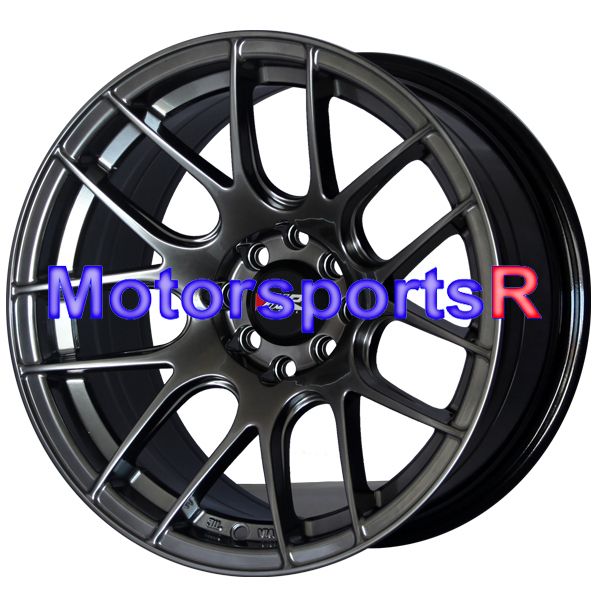16 16x8 XXR 530 Chromium Black Concave Rims Wheels 85 Toyota Celica 