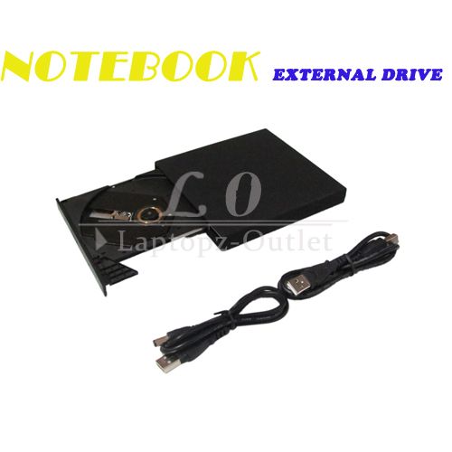 External Slim USB CD RW CD ROM CD RW ROM Burner Drive