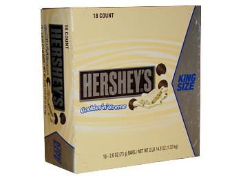 Hersheys Cookies n Creme   King Size Chocolate