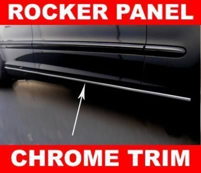 Chevy Avalanche Silverado SSR Chrome Rocker Panel Trim Molding