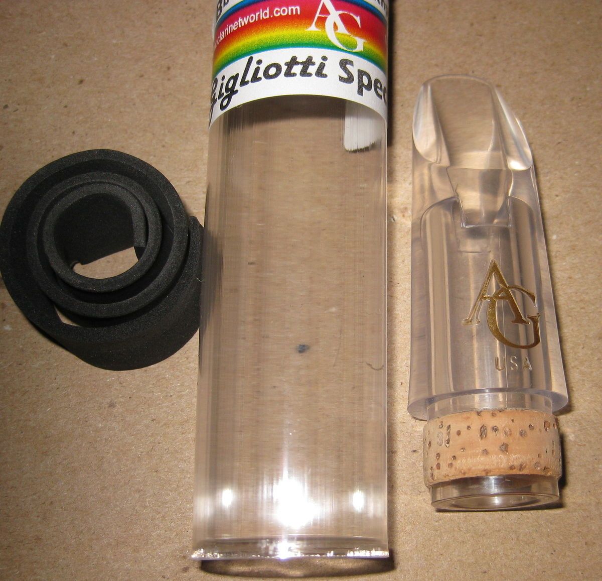 Mint Gigliotti Spectrum Clear BB Clarinet Mouthpiece