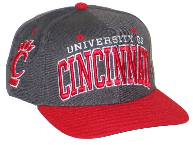 Cincinnati Bearcats UC Vintage Gray Super Star Snapback Adjustable Hat