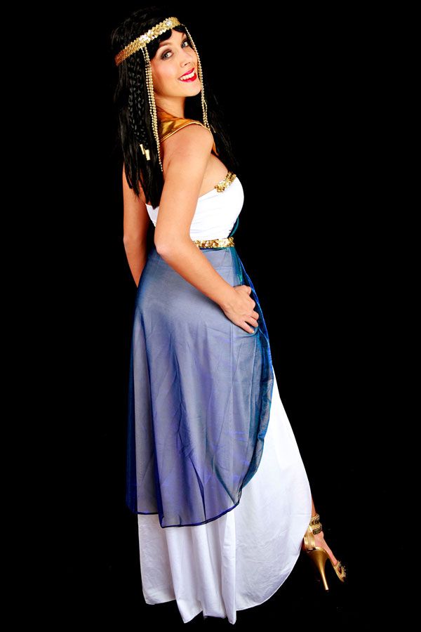 G20 Ladies Cleopatra Egyptian Goddess Fancy Dress Halloween Costume
