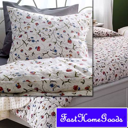 New IKEA Alvine Duvet Comforter Quilt Cover Twin Floral