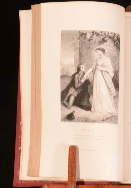 1865 Corinne Madame de Stael Romantic Novel in French