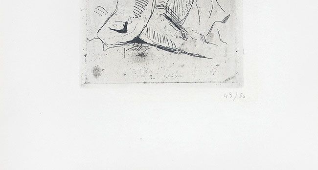 Cezanne Paul Paul Guillaumin AU Pendu Etching 1873