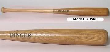 Dinger Bats Pro Series Birch Baseball Bat Model K 243