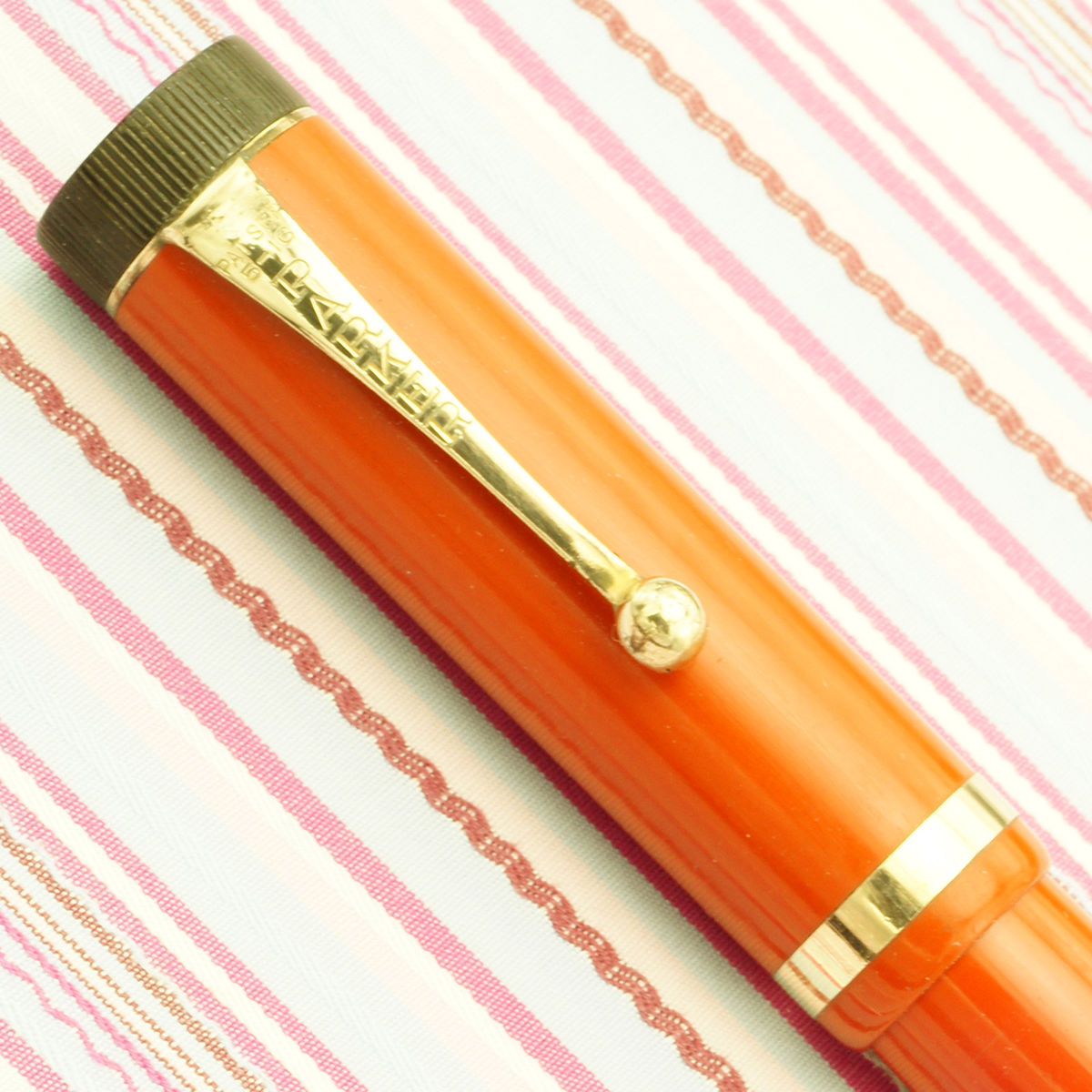 Vintage Parker Duofold Senior Big Red Lacquer Fountain Pen Oversize