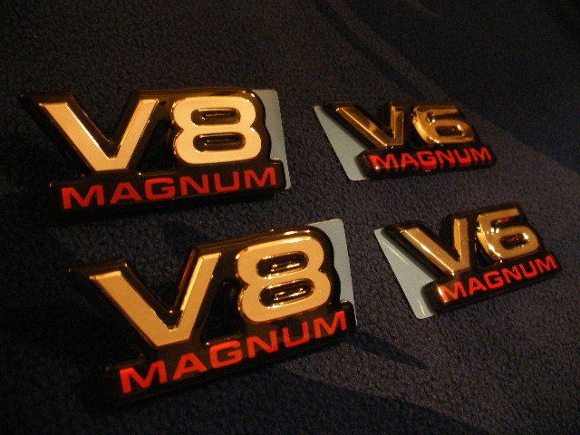 Dodge RAM Dakota Durango V6 V8 Magnum Emblem Decal New